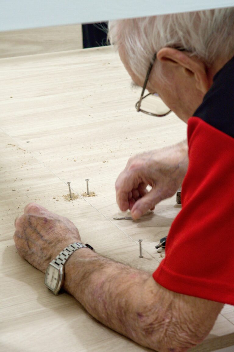 Accessible home renovation interior for aging in place